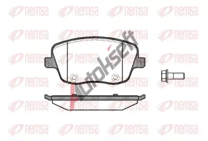 REMSA Sada brzdovch destiek RMS 0775.00, 0775.00