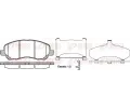 REMSA Sada brzdovch destiek - kotouov brzda ‐ RMS 0804.31