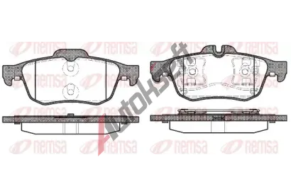 REMSA Sada brzdovch destiek RMS 0842.60, 0842.60
