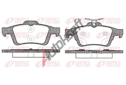 REMSA Sada brzdovch destiek - kotouov brzda RMS 0842.70, RE 0842.70