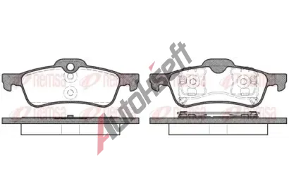 REMSA Sada brzdov�ch desti�ek RMS 0862.00, 0862.00