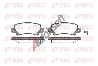 REMSA Sada brzdovch destiek - kotouov brzda RMS 0874.02, RE 0874.02