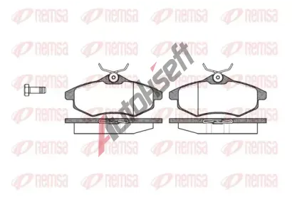 REMSA Sada brzdovch destiek RMS 0881.00, 0881.00
