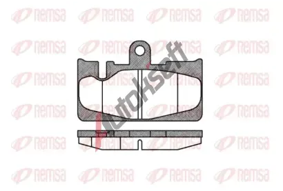 REMSA Sada brzdovch destiek - kotouov brzda RMS 0889.00, RE 0889.00