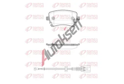 REMSA Sada brzdovch destiek RMS 0897.12, 0897.12