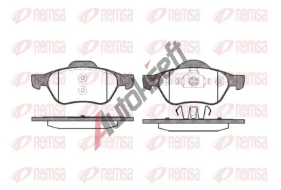 REMSA Sada brzdovch destiek RMS 0962.00, 0962.00