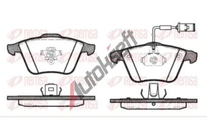 REMSA Sada brzdov�ch desti�ek RMS 0964.52, 0964.52