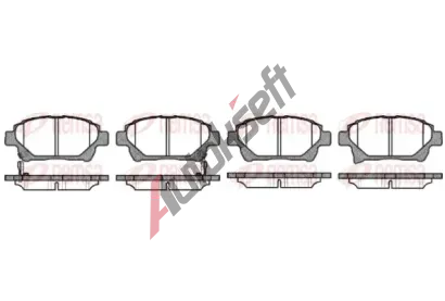 REMSA Sada brzdovch destiek - kotouov brzda RMS 0971.12, RE 0971.12
