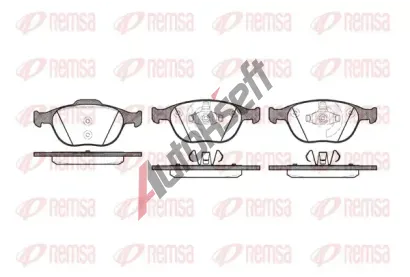 REMSA Sada brzdovch destiek - kotouov brzda RMS 0984.00, RE 0984.00