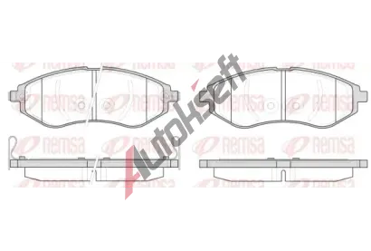REMSA Sada brzdov�ch desti�ek RMS 0986.02, 0986.02