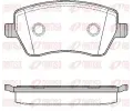 REMSA Sada brzdovch destiek - kotouov brzda ‐ RMS 0987.00