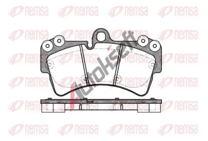 REMSA Sada brzdovch destiek RMS 0995.00, 0995.00