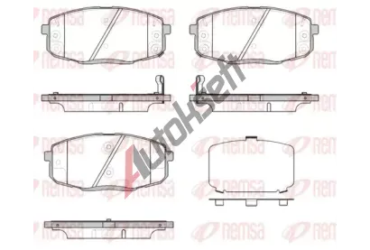 REMSA Sada brzdovch destiek - kotouov brzda RMS 1038.12, RE 1038.12