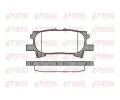 REMSA Sada brzdovch destiek - kotouov brzda ‐ RMS 1040.00