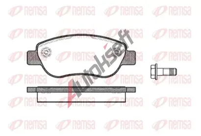 REMSA Sada brzdovch destiek - kotouov brzda RMS 1069.00, RE 1069.00