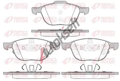 REMSA Sada brzdovch destiek RMS 1082.12, 1082.12