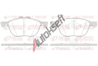 REMSA Sada brzdovch destiek RMS 1082.50, 1082.50