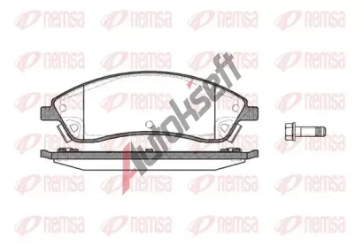 REMSA Sada brzdov�ch desti�ek RMS 1086.08, 1086.08