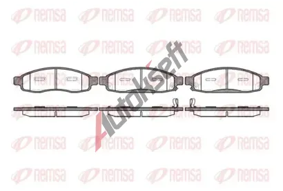 REMSA Sada brzdov�ch desti�ek RMS 1094.12, 1094.12