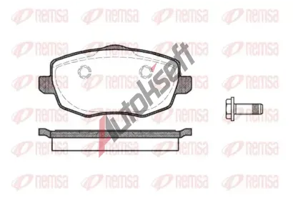 REMSA Sada brzdových destiček - kotoučová brzda RMS 1099.00, RE 1099.00 REMSA Sada brzdových destiček - kotoučová brzda RMS 1099.00, RE 1099.00