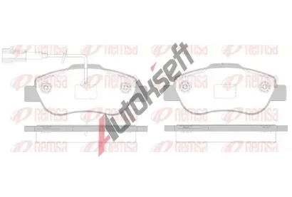 REMSA Sada brzdov�ch desti�ek RMS 1100.02, 1100.02