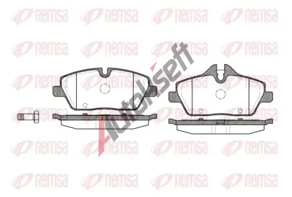 REMSA Sada brzdových destiček - kotoučová brzda RMS 1131.00, RE 1131.00 REMSA Sada brzdových destiček - kotoučová brzda RMS 1131.00, RE 1131.00