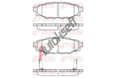REMSA Sada brzdovch destiek RMS 1136.12, 1136.12