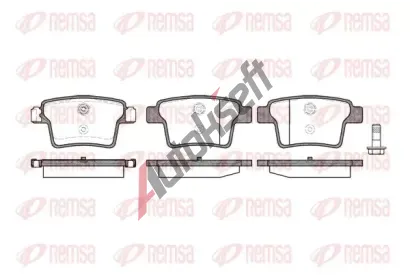 REMSA Sada brzdovch destiek - kotouov brzda RMS 1149.10, RE 1149.10