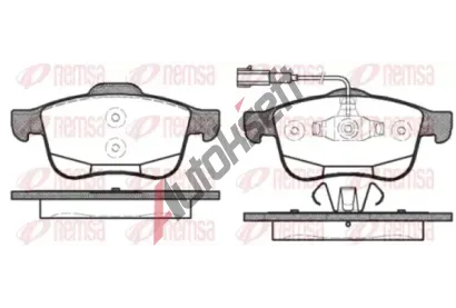 REMSA Sada brzdovch destiek RMS 1183.12, 1183.12