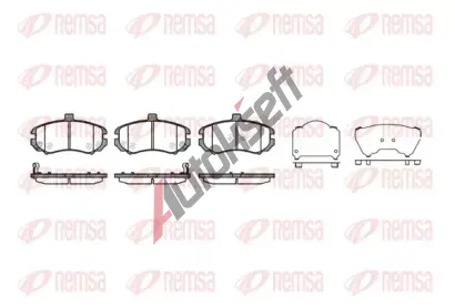 REMSA Sada brzdov�ch desti�ek - kotou�ov� brzda RMS 1194.02, RE 1194.02