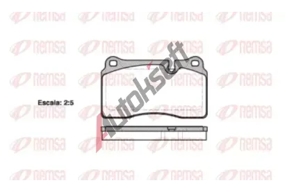 REMSA Sada brzdovch destiek - kotouov brzda RMS 1200.10, RE 1200.10