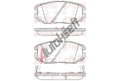 REMSA Sada brzdov�ch desti�ek RMS 1204.12, 1204.12