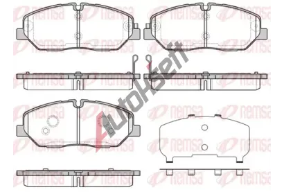 REMSA Sada brzdov�ch desti�ek RMS 1226.32, 1226.32