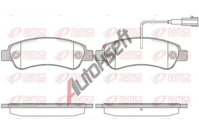 REMSA Sada brzdovch destiek RMS 1238.02, 1238.02