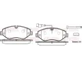 REMSA Sada brzdovch destiek - kotouov brzda ‐ RMS 1245.02