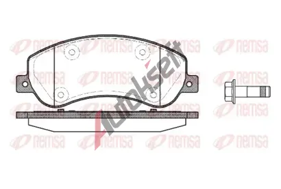REMSA Sada brzdovch destiek RMS 1250.00, 1250.00