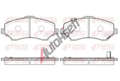 REMSA Sada brzdovch destiek - kotouov brzda RMS 1259.02, RE 1259.02