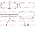 REMSA Sada brzdovch destiek - kotouov brzda ‐ RMS 1267.02