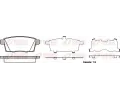 REMSA Sada brzdovch destiek - kotouov brzda ‐ RMS 1268.00