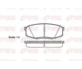 REMSA Sada brzdovch destiek - kotouov brzda ‐ RMS 1272.00