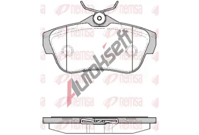 REMSA Sada brzdovch destiek - kotouov brzda RMS 1299.00, RE 1299.00
