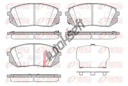 REMSA Sada brzdovch destiek RMS 1302.52, 1302.52
