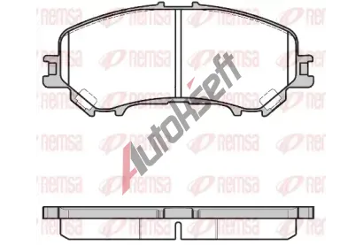 REMSA Sada brzdovch destiek RMS 1318.22, 1318.22