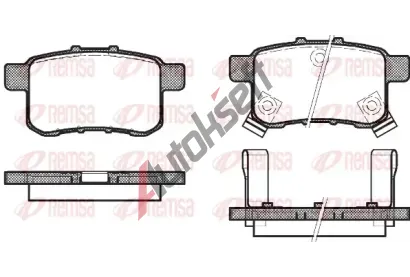 REMSA Sada brzdovch destiek - kotouov brzda RE 1332.02, RMS 1332.02