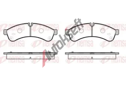 REMSA Sada brzdových destiček - kotoučová brzda RMS 1339.00, RE 1339.00 REMSA Sada brzdových destiček - kotoučová brzda RMS 1339.00, RE 1339.00