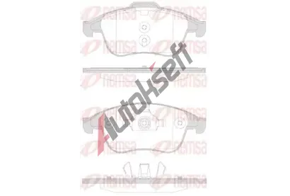 REMSA Sada brzdovch destiek - kotouov brzda RE 1350.30, RMS 1350.30