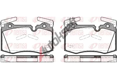REMSA Sada brzdov�ch desti�ek RMS 1374.00, 1374.00