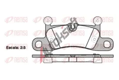 REMSA Sada brzdov�ch desti�ek RMS 1379.10, 1379.10
