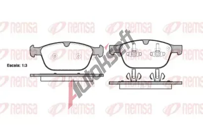 REMSA Sada brzdovch destiek - kotouov brzda RMS 1397.00, RE 1397.00