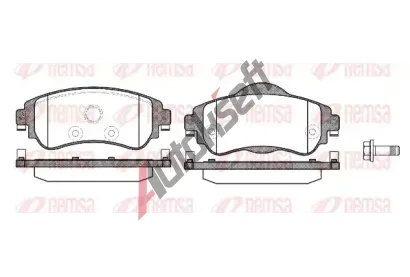 REMSA Sada brzdovch destiek RMS 1464.08, 1464.08
